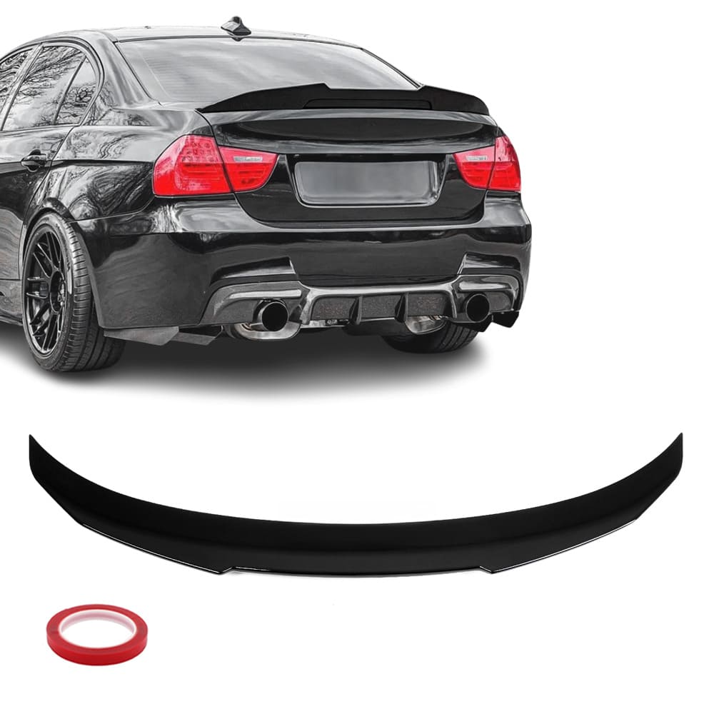 BMW E90 PSM-look kiiltävän musta takaspoileri