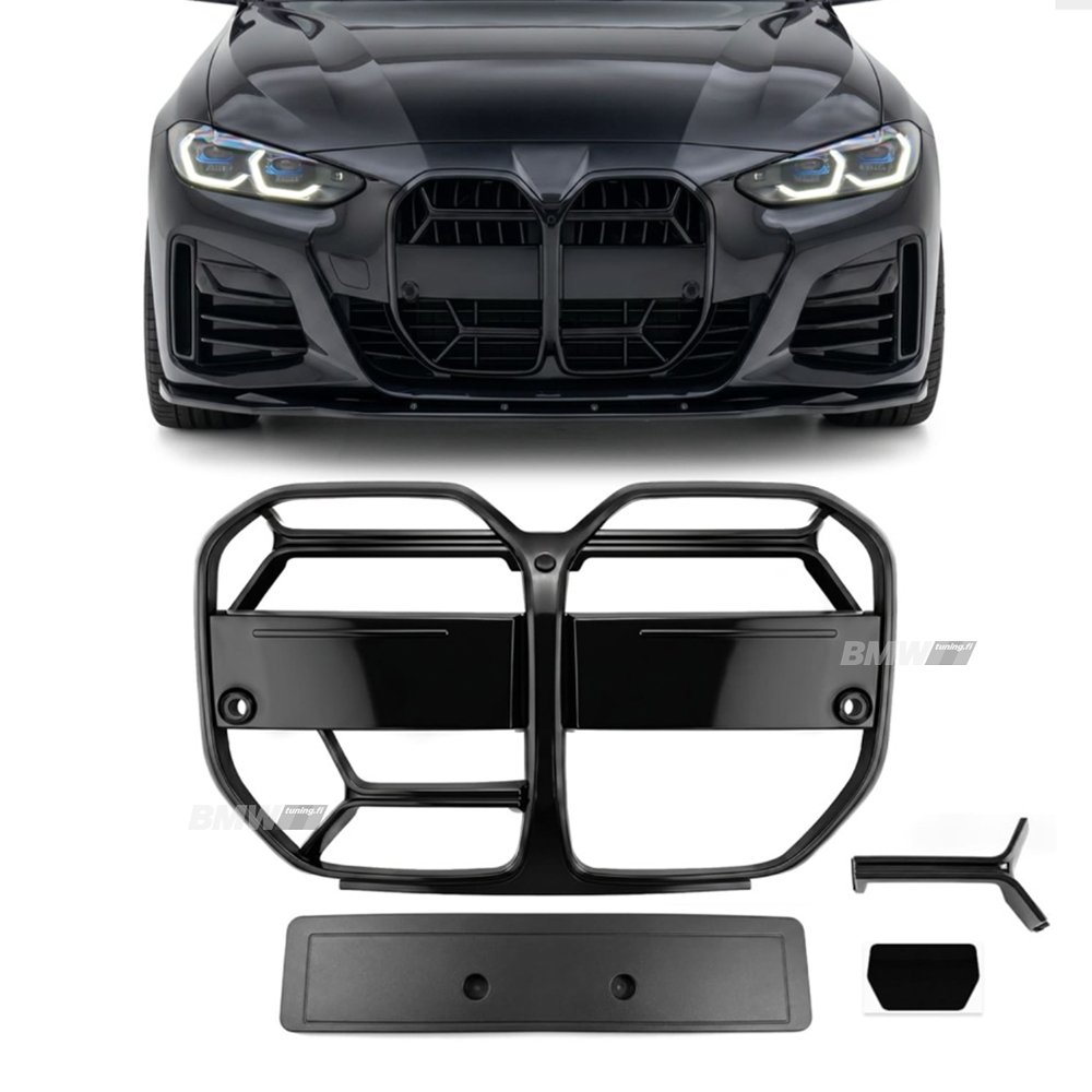 BMW G26 I4 CSL-Style Munuaiset Kiiltävä Musta