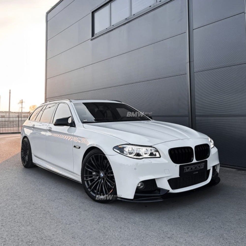 BMW F10 F11, M-Performance helmojen lisäosat kiiltävän musta