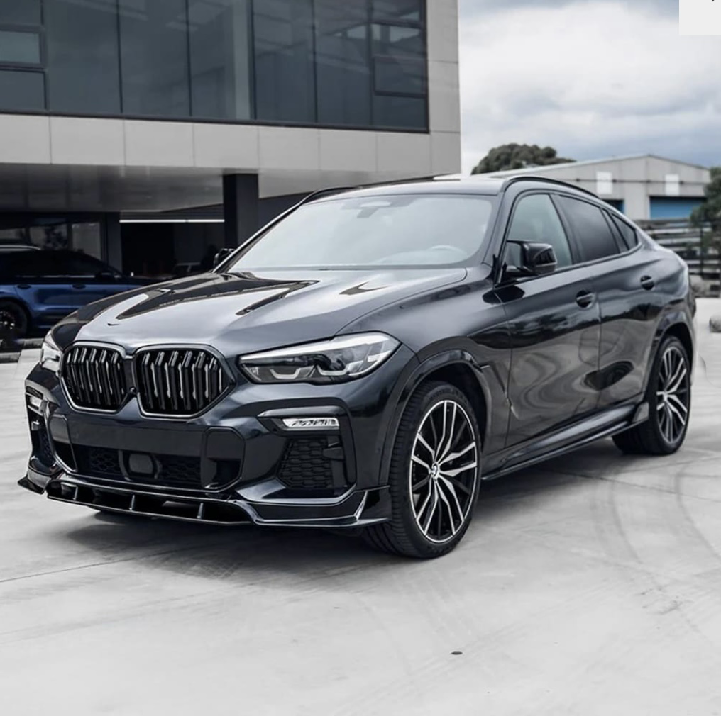 Bmw X6 G06, 2019-2023 Black Knight Aero kit kiiltävän musta