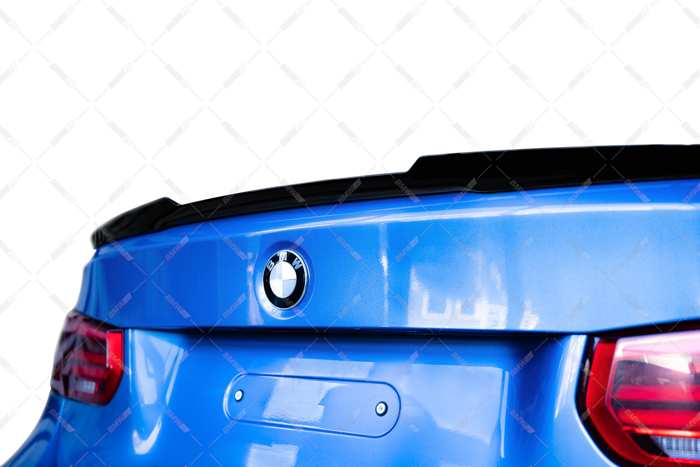 BMW F30 F80 M4-look rear spoiler glossy black