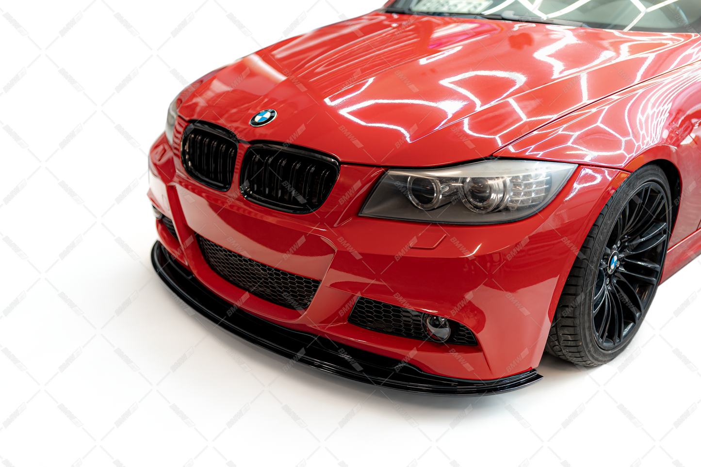 Bmw E90/E91 LCI kiiltävän musta Hockenheim etuspoileri
