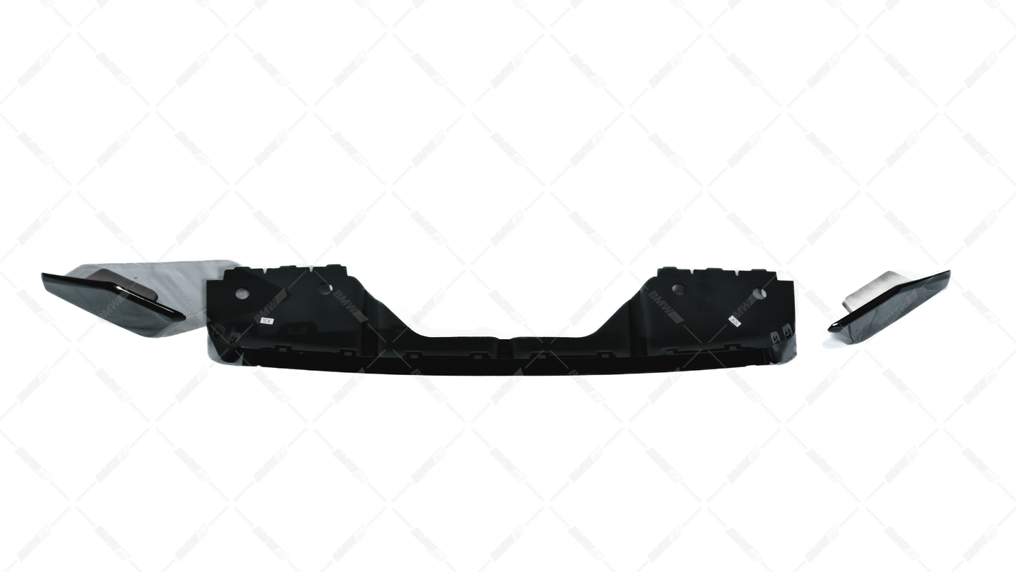 BMW X6 F16 14-19 M-Sport rear bumper gloss black performance diffuser