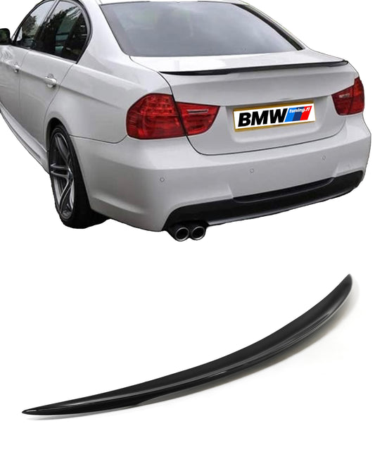 BMW E90 M-Performance look kiiltävän musta takaspoileri