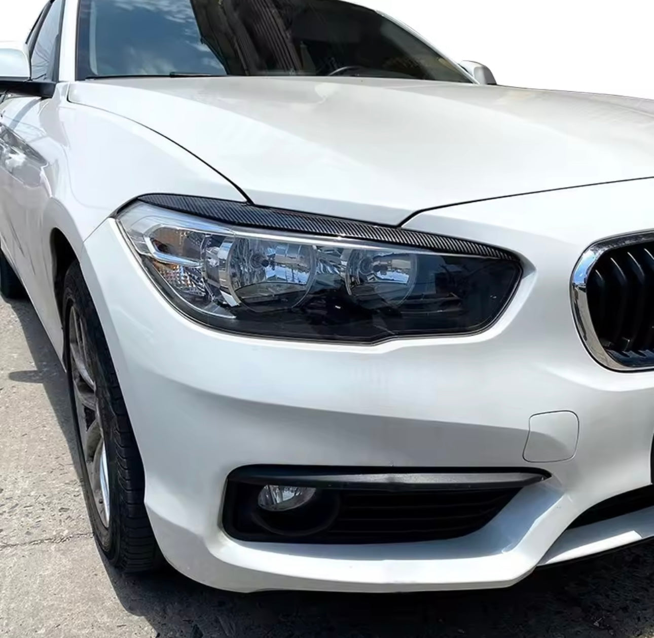 Bmw F20 F21 LCI Hiilikuitu look valoluomet