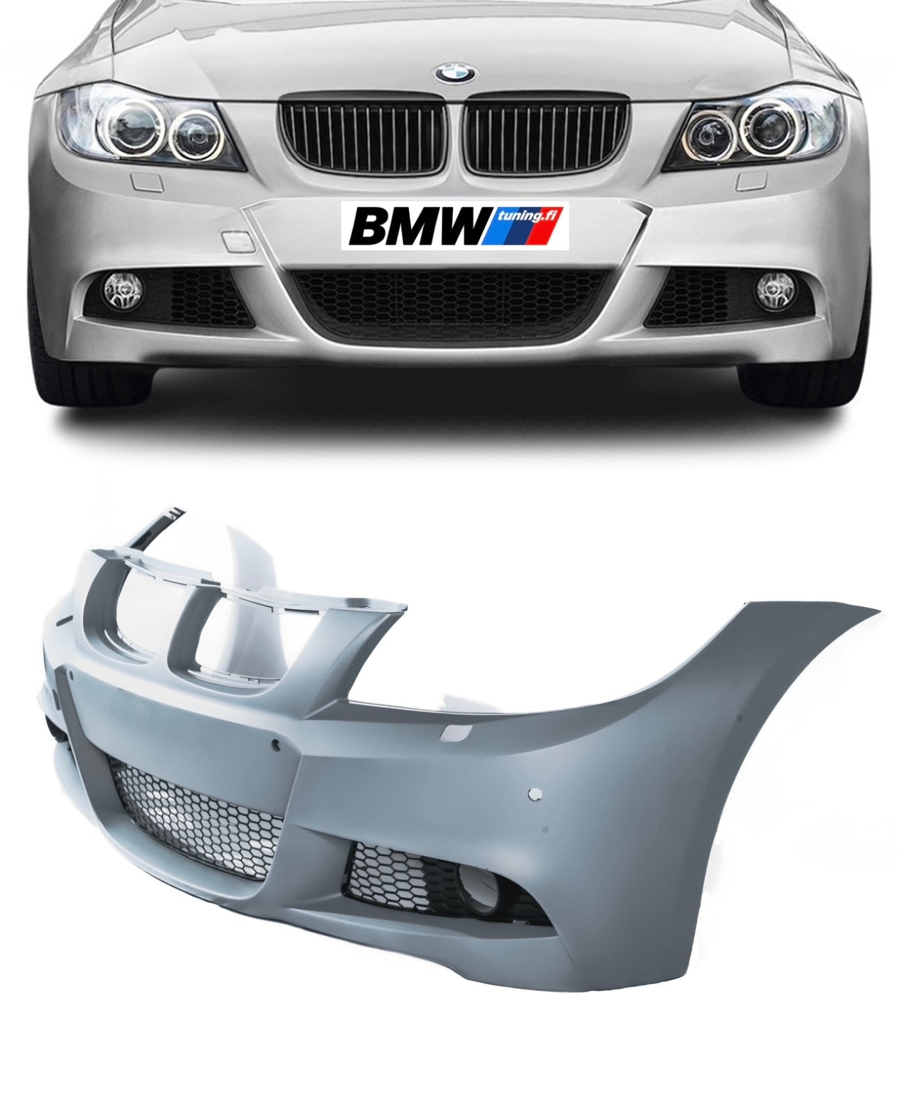 BMW E90 E91 05-08 M-Tech LCI-look etupuskuri PDC