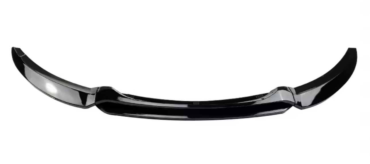 BMW E82 E88, Front bumper lip gloss black M-sport
