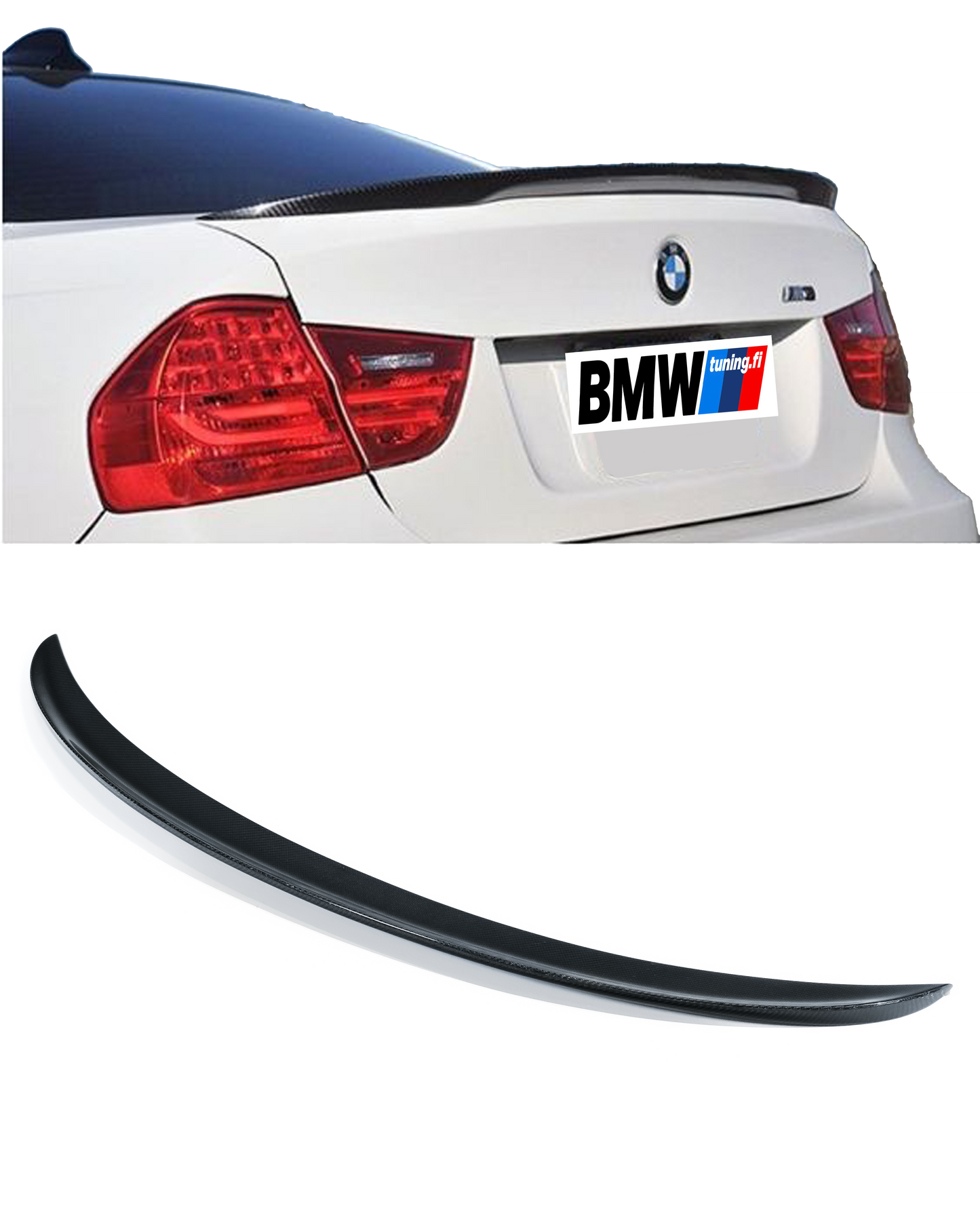 BMW E90 05-12 M-Performance look takaspoileri aito hiilikuitu