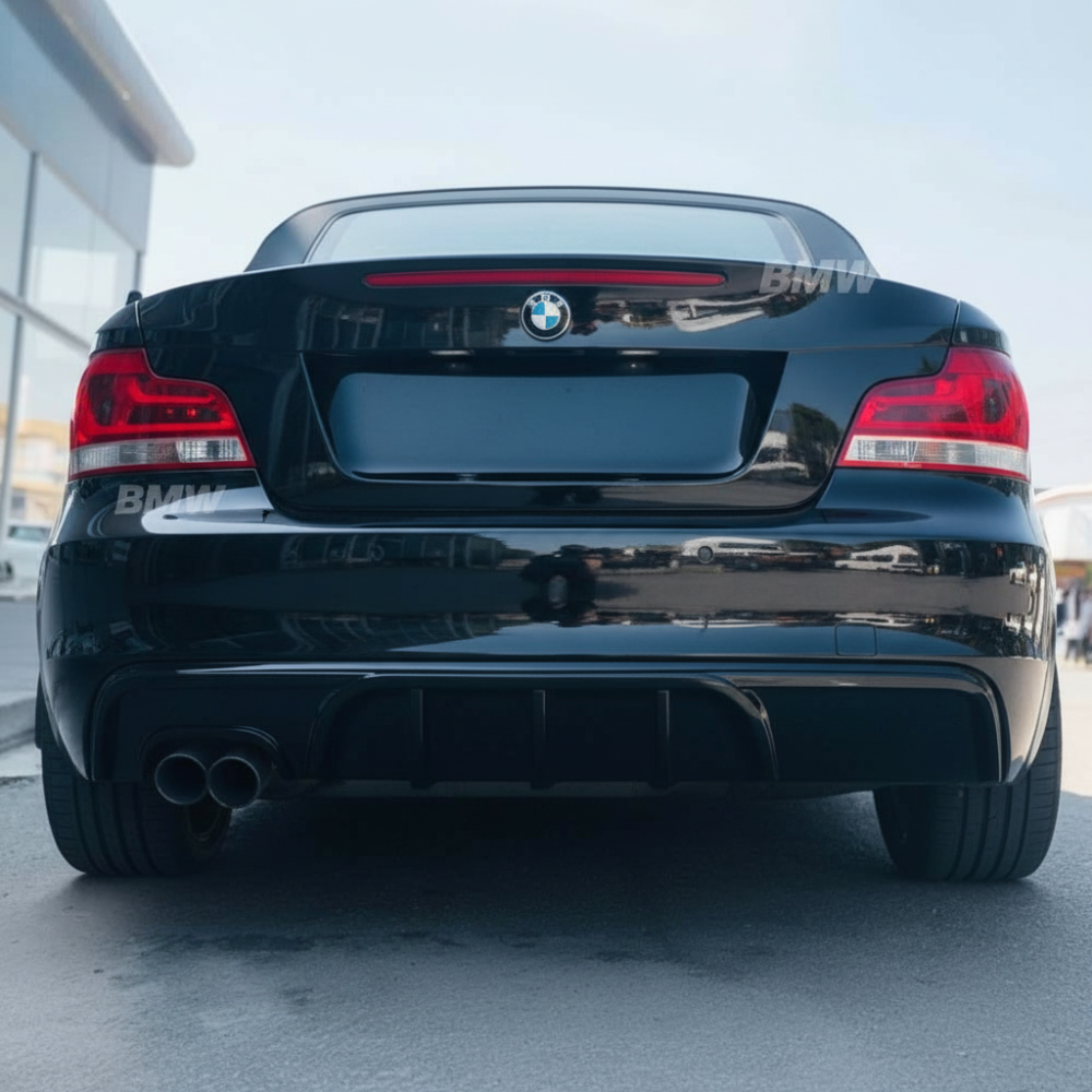 BMW E82 E88 WR-tyylinen takapuskurin diffuusori