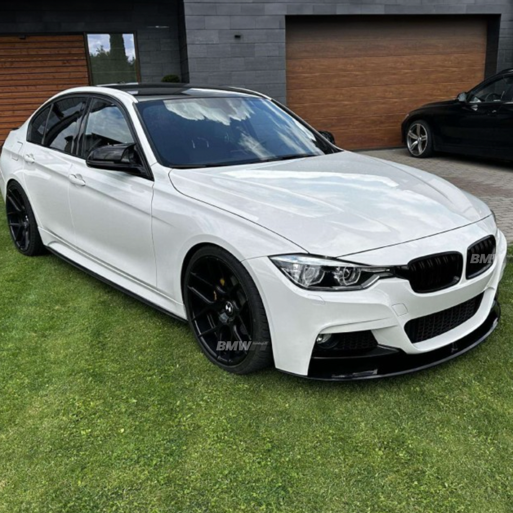 BMW F30/F31, Etupuskurin lippa kiiltävän musta (Vahvistettu)