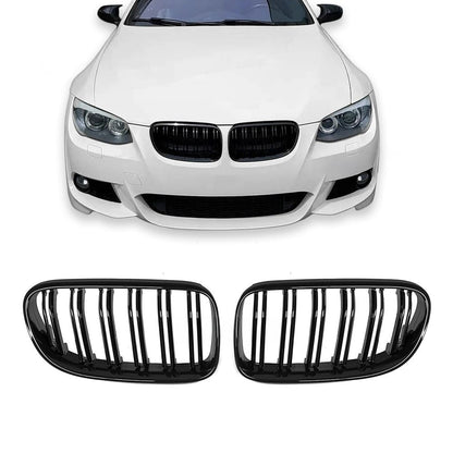 BMW E92 E93 LCI, M-Look kiiltävän mustat munuaiset