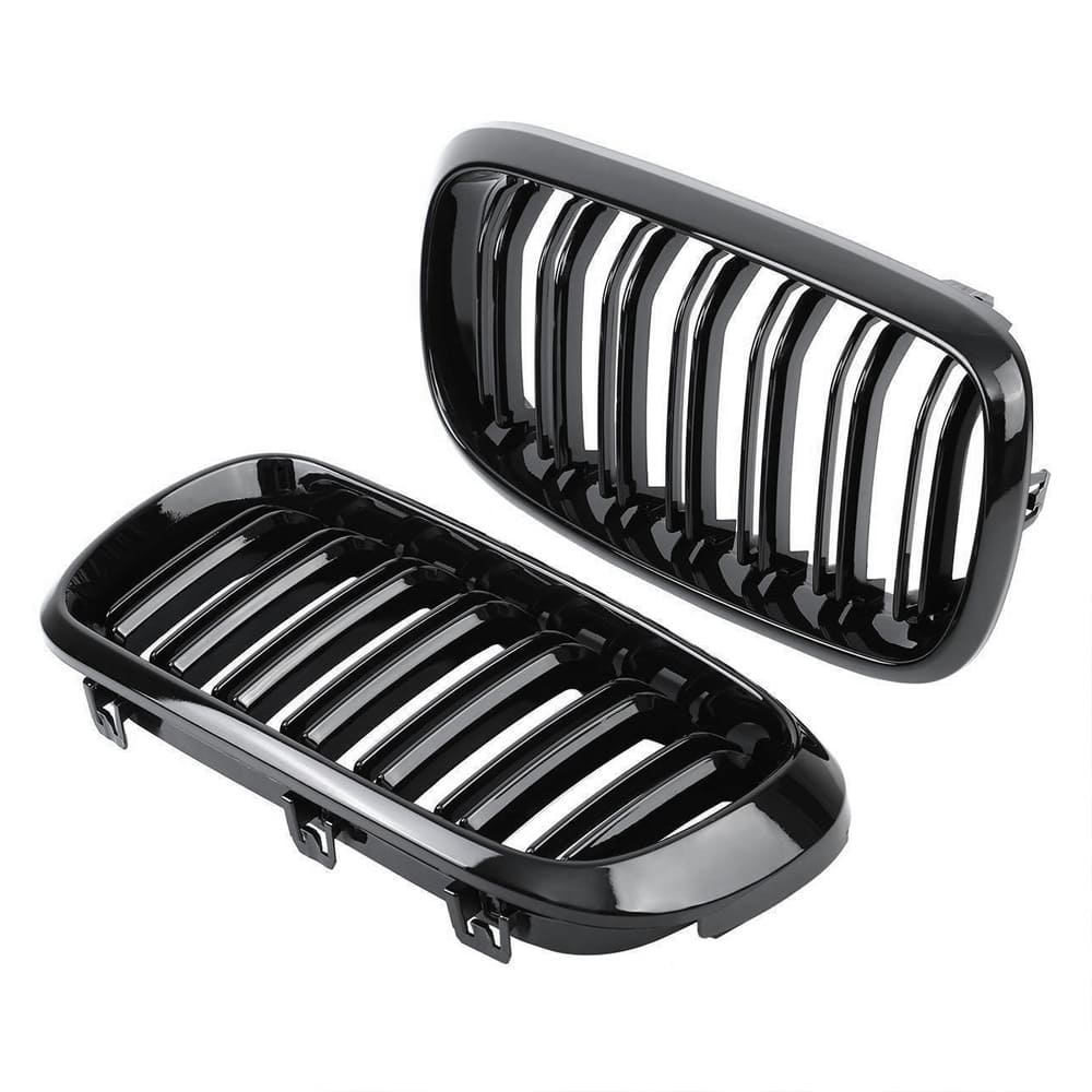 BMW X5 F15 X6 F16, M-Look kiiltävän mustat munuaiset