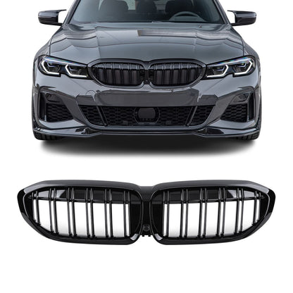 BMW G20 G21 kiiltävän mustat M-look munuaiset