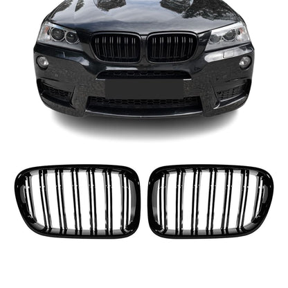 Bmw X3 F25 (2010-2014) kiiltävän mustat M-look munuaiset