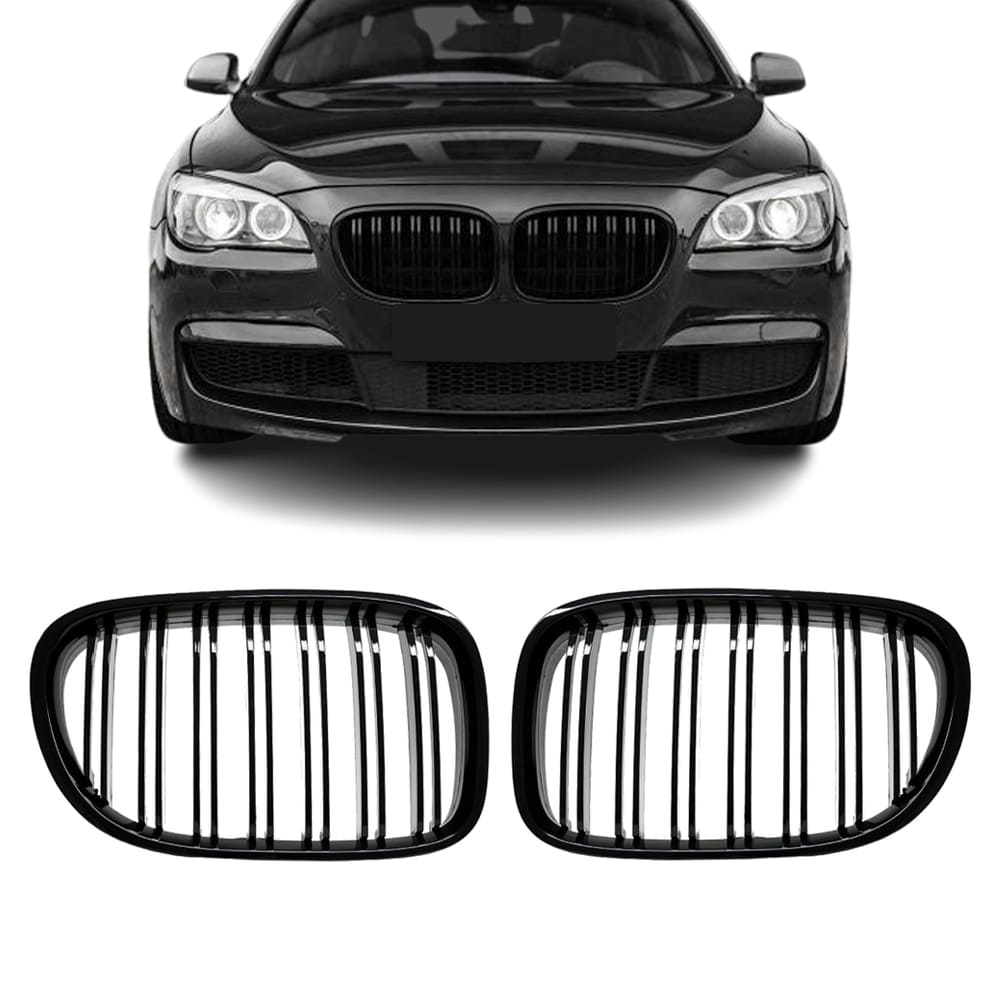 BMW F01 F02 09-15 M-look kiiltävän mustat munuaiset