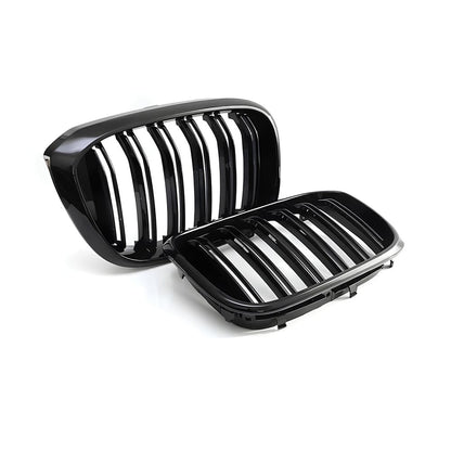 BMW G01 X3 , G02 X4, M-look kiiltävän mustat munuaiset