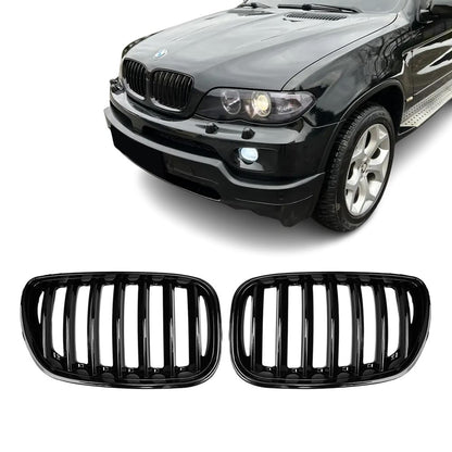 BMW X5 E53 , Single Kiiltävän mustat munuaiset