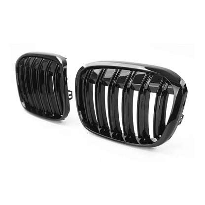 BMW X1 F48, kiiltävän mustat M-Look munuaiset