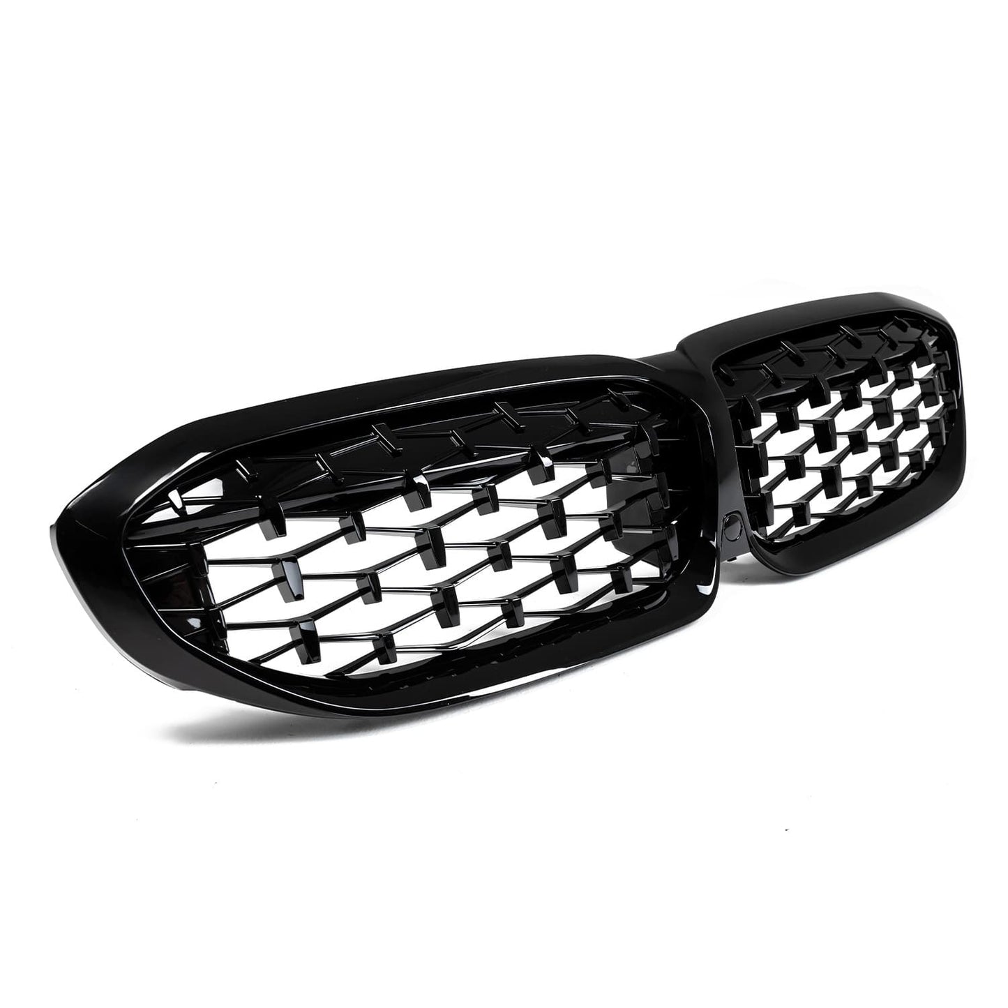 BMW G20 G21 kiiltävän mustat Diamond-munuaiset, Mustat yksityiskohdat