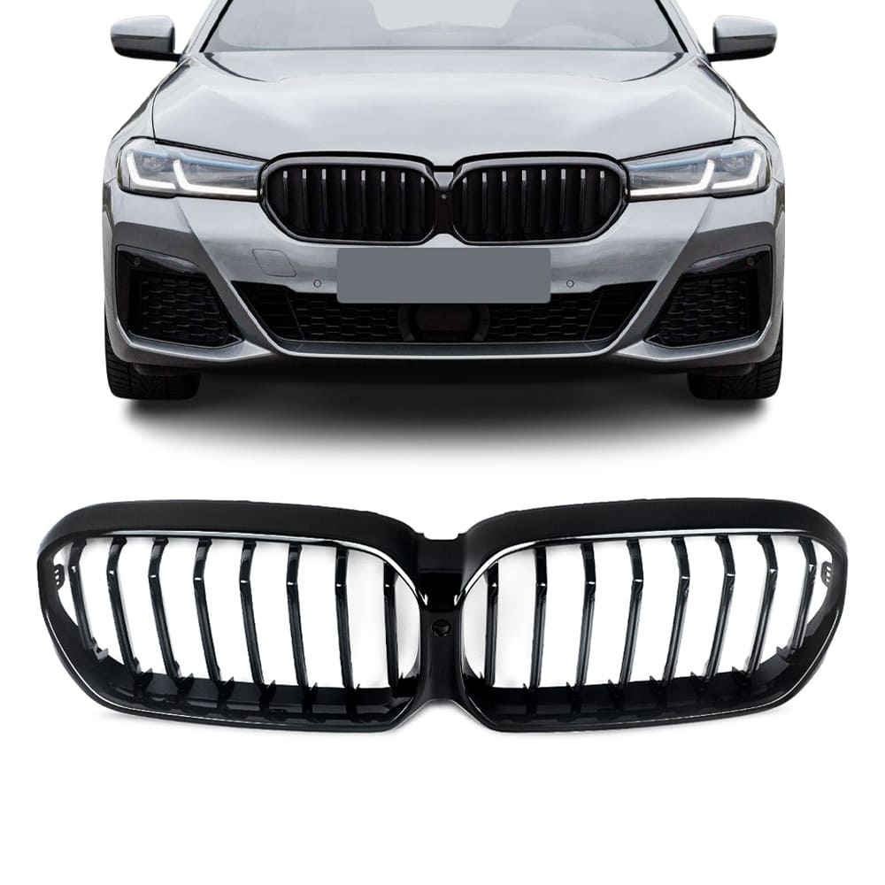 BMW G30 G31 LCI, Single kiiltävän mustat munuaiset