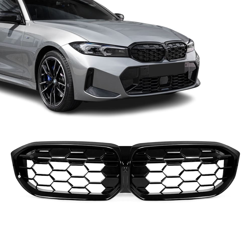 BMW G20 G21, vm, 22--> LCI kiiltävän mustat Diamond munuaiset