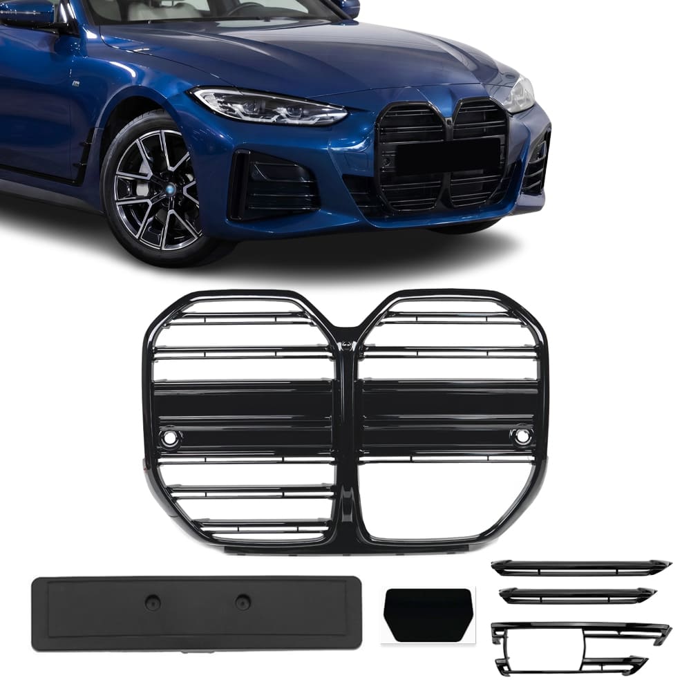 BMW G26 gloss black M-look kidney grilles ACC In stock