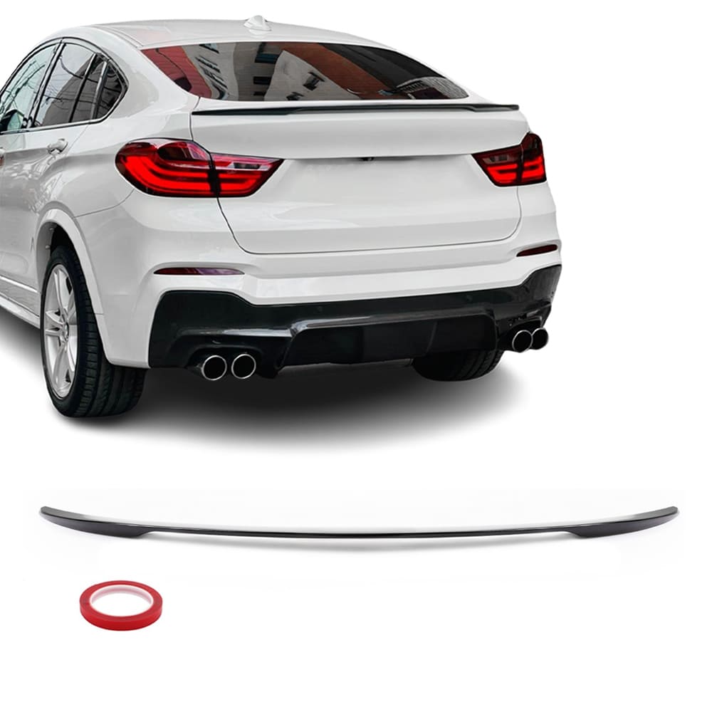 BMW X4 F26 kiiltävän musta M-perfomance look takaspoileri