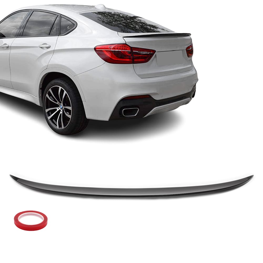 BMW X6 F16 14-19 kiiltävän musta takaspoileri