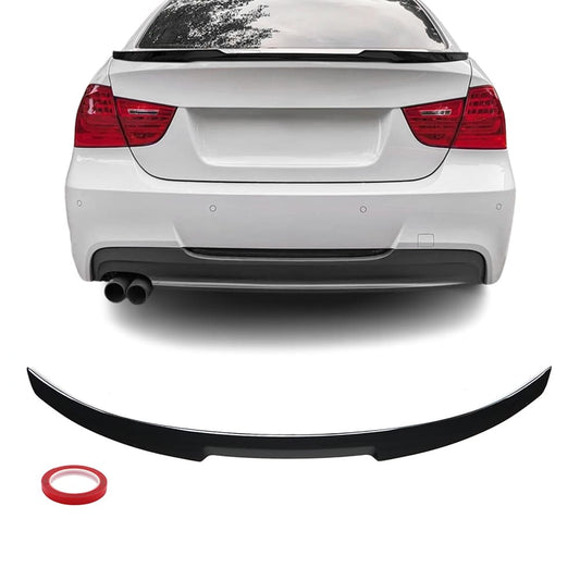 BMW E90 - M4 look spoileri kiiltävän musta