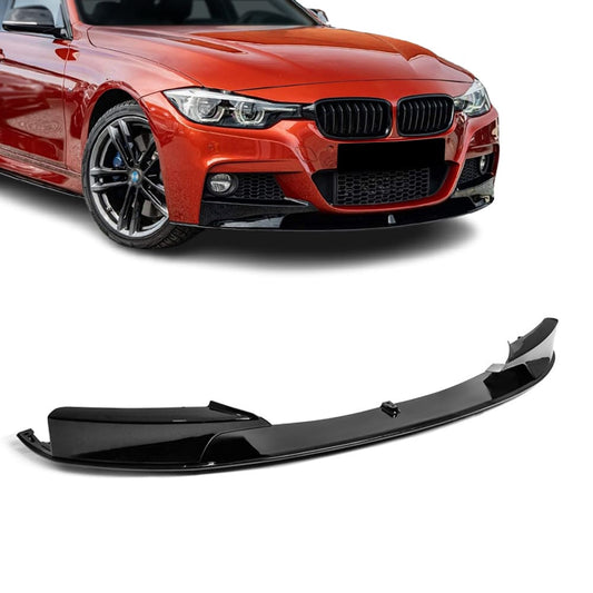 BMW F30 F31 M-performance etupuskurin lippa kiiltävän musta