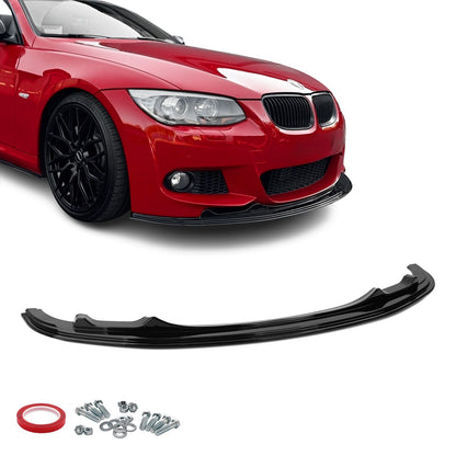 BMW E92 E93 08-13 LCI M-Sport etupuskurin hockhenheim kiiltävän musta etulippa