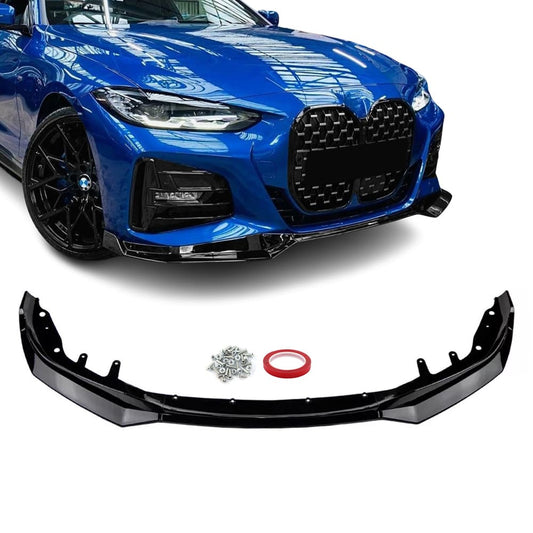 BMW G22 G23 Kiiltävän musta etuspoileri
