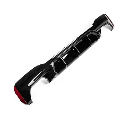 BMW G30 G31 G38, M5-look diffuusori kiiltävän musta