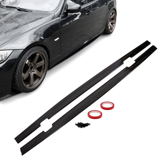 BMW E90 E91, M-Performance helmojen lisäosat kiiltävän musta
