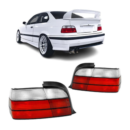 Bmw E36 Coupe/Avo takavalot vm. 90-99 punavalkoiset