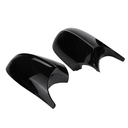 Bmw E90 E91 E92 E93, E81 E82 E87 LCI M3-Look kiiltävän mustat peilinkuoret