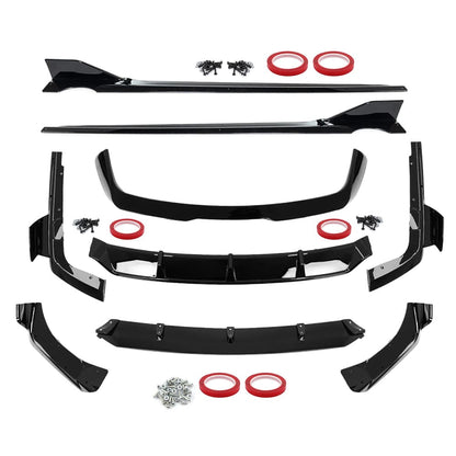 Bmw X7 G07, 2018-2022 Aero kit
 Black Knight glossy black