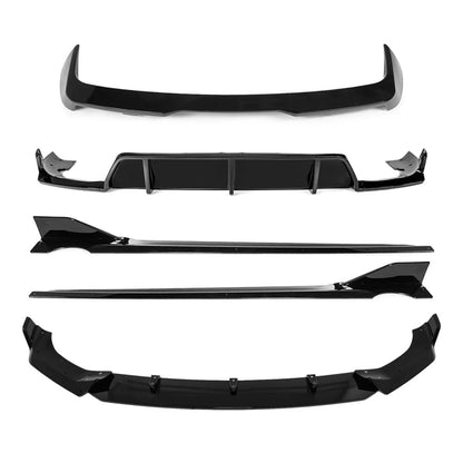 Bmw X7 G07, 2018-2022 Aero kit
 Black Knight glossy black
