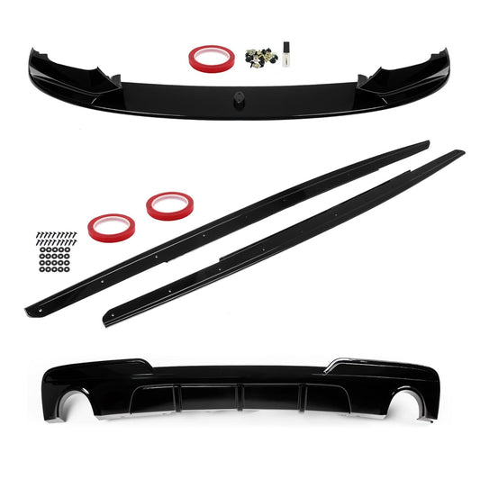 Bmw F10 F11 M-Performance tuning paketti, Etulippa, Diffusori,sivulevikkeet