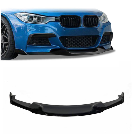 BMW F30 F31 MAD etupuskurin lippa kiiltävän musta