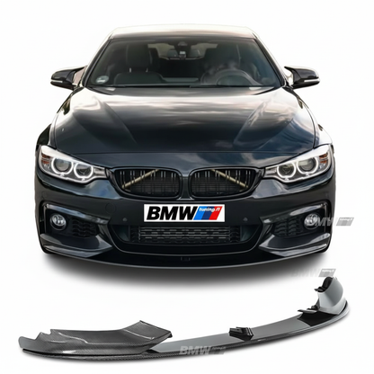 BMW F32 F33 F36 M-performance etupuskurin lippa carbon look