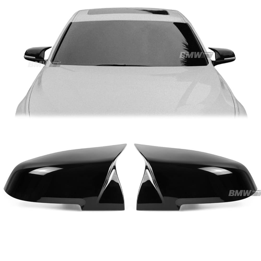 BMW F20/F21, F22/F23 F30 F31, F32 F33, F36, mustat M-Look peilinkuoret kiiltävän mustat