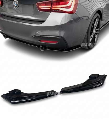 BMW F20 F21 2010-2019 takapuskurin kiiltävän mustat lipat,lisäpalat, kulmasplitterit