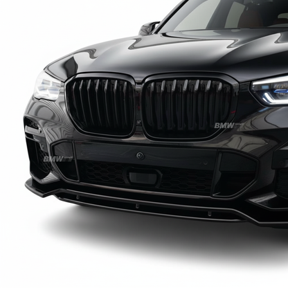 BMW X5 G05 MAX etupuskurin lippa kiiltävän musta
