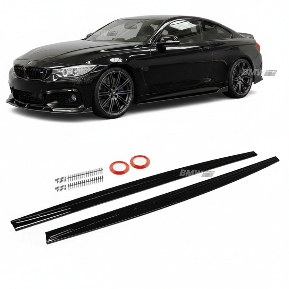 BMW F32 F33 F36,M-Performance helmojen lisäosat kiiltävän musta