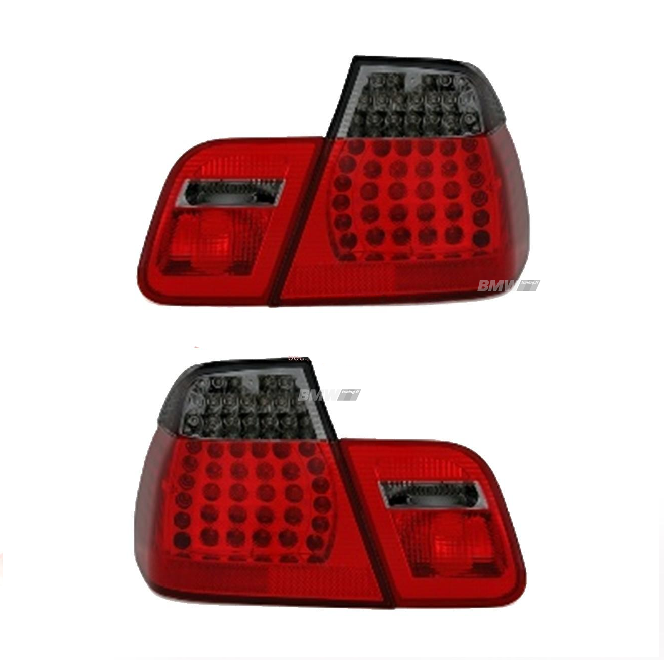 BMW E46 LED Takavalot Punaharmaat
