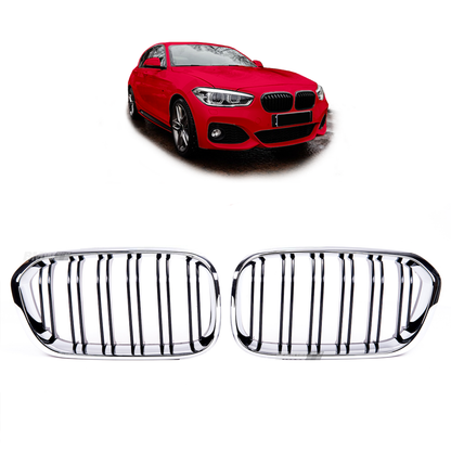 BMW F20 F21 LCI M-look Munuaiset Kromi / Musta