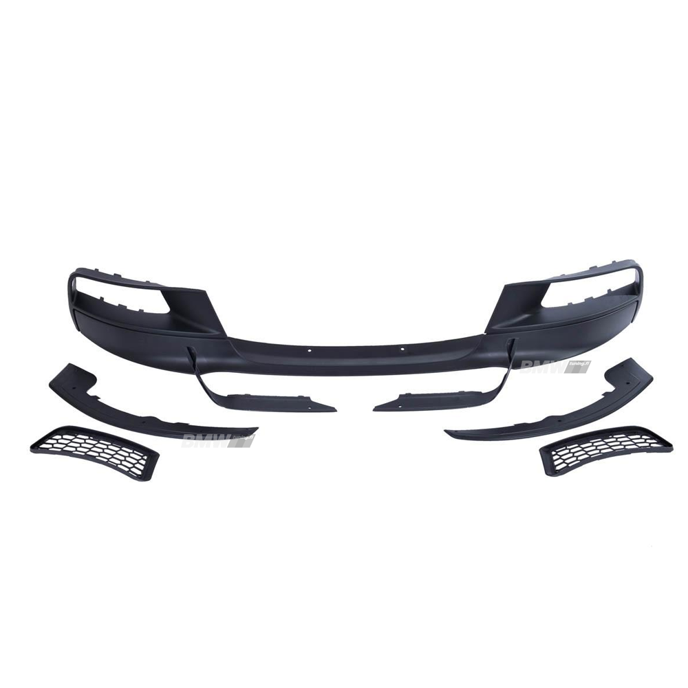 BMW F20 F21 M-sport look etupuskurin lippa mattamusta