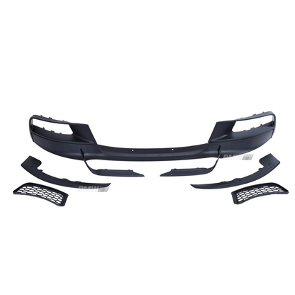 BMW F20 F21 M-sport look etupuskurin lippa mattamusta