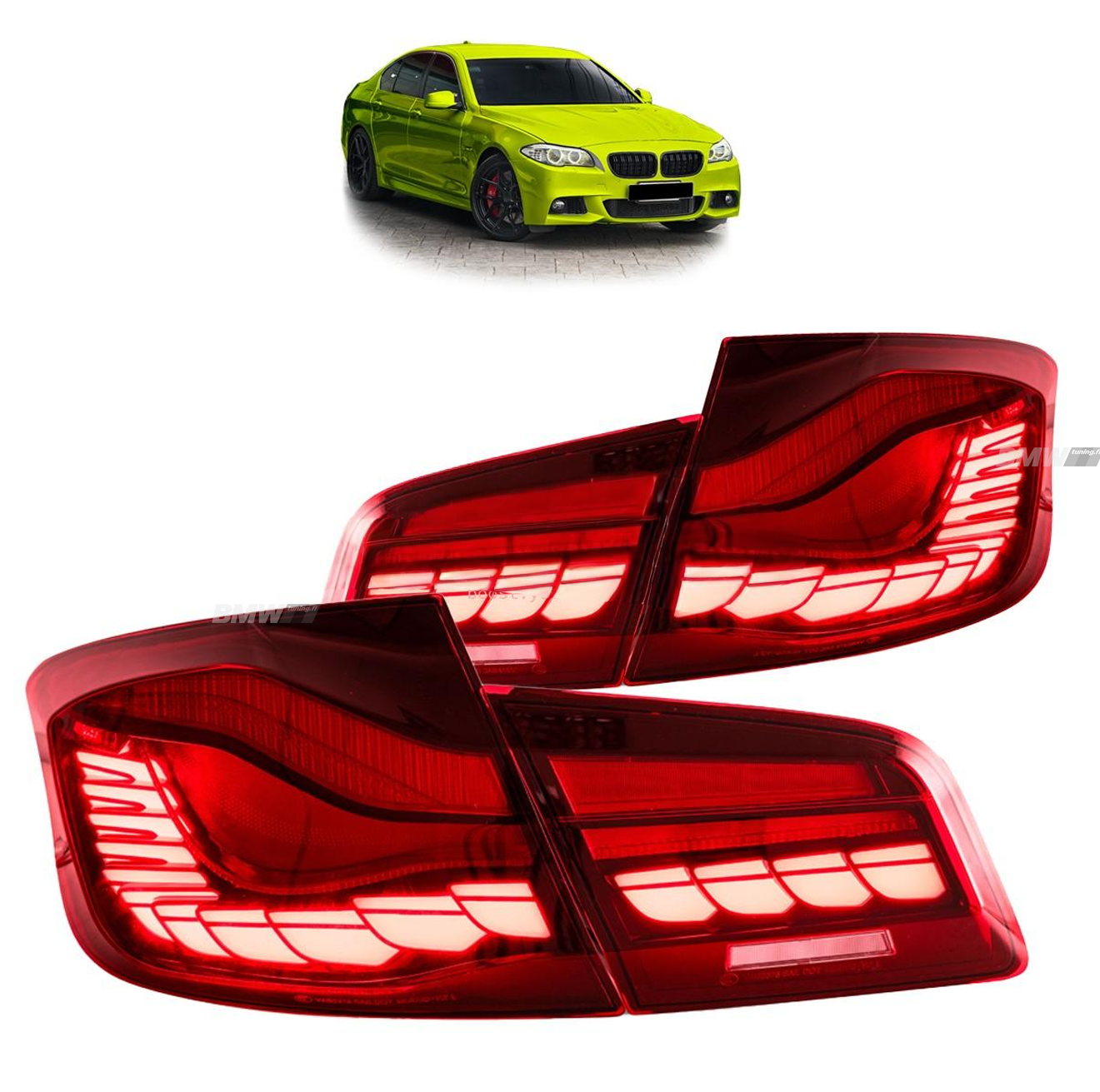 BMW F10 Dynaamiset LED Takavalot